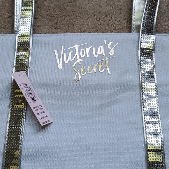 SOLD Victoria's Secret sequin tote bag - Picture 2 of 5